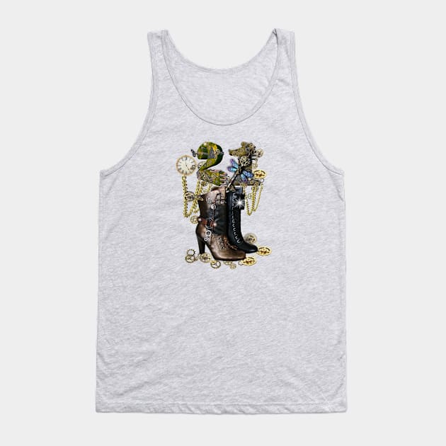 21st Steampunk Birthday girl Tank Top by Nadine8May